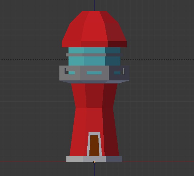 Low Poly Lighthouse preview image 1
